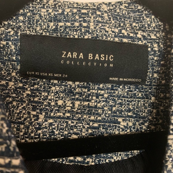 Zara Shiny Tweed Coat - Picture 9 of 15